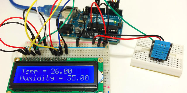 Пример простого устройства на базе Arduino с выводом на дисплей