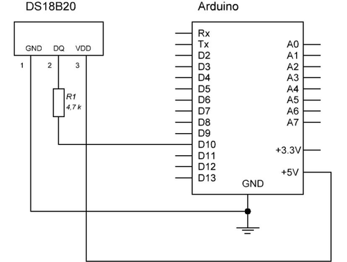 Подключение_DS18B20_к_Arduino